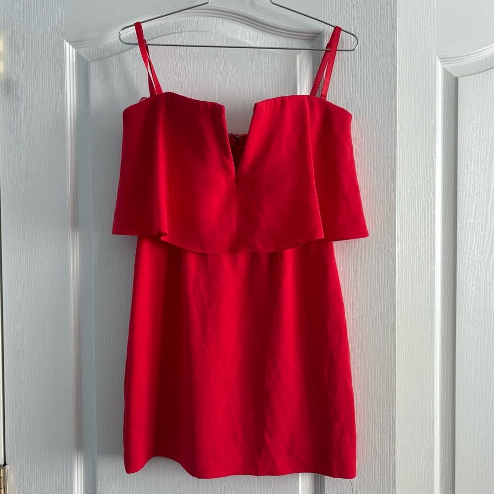 BCBGMAXAZRIA Women’s Red Mini Dress